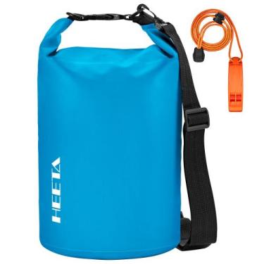 Imagem de Mochila seca HEETA 30L impermeável Roll Top azul