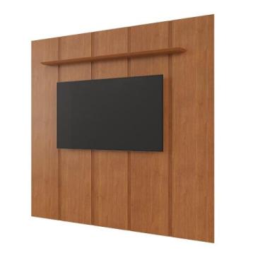 Imagem de Painel Zeus Para TV 75 Zeus Naturalle Com Prateleira - Mavaular