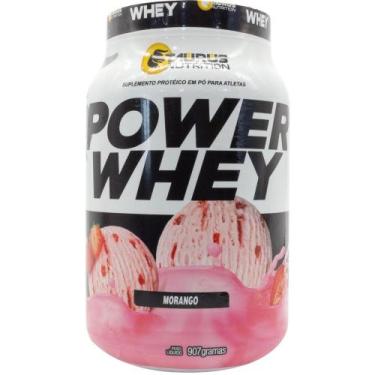 Imagem de Power Whey (907g) Morango - Taurus Nutrition