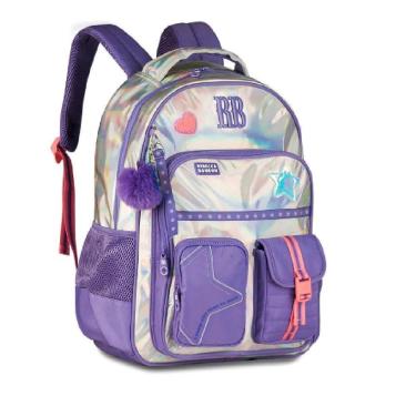 Imagem de MOCHILA REBECCA BONBON HOLO SHINE DE COSTAS 17,5 REF RB27020-Feminino