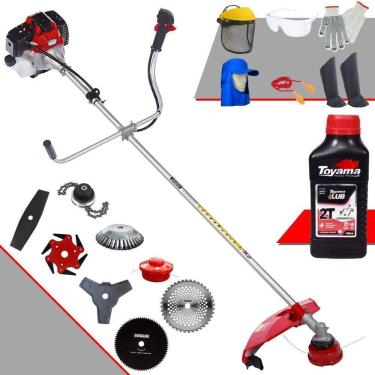 Imagem de Roçadeira 8 Em 1 Rt43l 43cc 1,7hp + Epi + Óleo Toyama 2t
