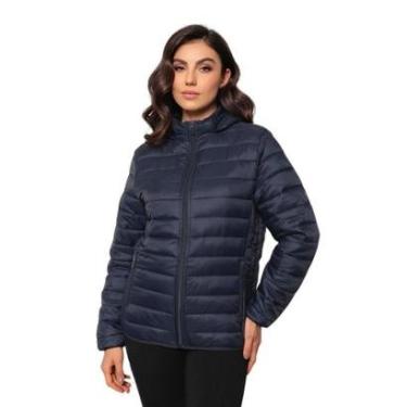 Imagem de Jaqueta Puffer Bobojaco Feminina Gomo Alcochoada Touca Removível Blusa de Frio-Feminino