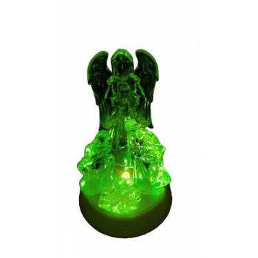 Imagem de Presépio de Natal Acende Luzes Coloridas Enfeite Natalino - Art Christ