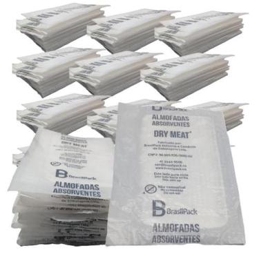 Imagem de Absorvente para Alimentos Dry Meat 40g Branco  2000 Unidades  Alta Abs