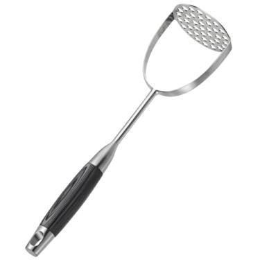 Imagem de Para abóbora e batata doce, prensador manual, espremedor de batata de aço inoxidável 304, ralador de comida de bebê multifuncional, fácil de limpar, qualidade, design sem costura usando alça suspensa