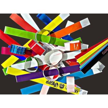 Imagem de Pulseiras de Identificação Lisa, Colorida, em Nylon Pro, Kit com 50 Unidades, à Prova D'água para Festas, Shows, Eventos, Hospitais e Formaturas, à prova d'água. (Roxa)