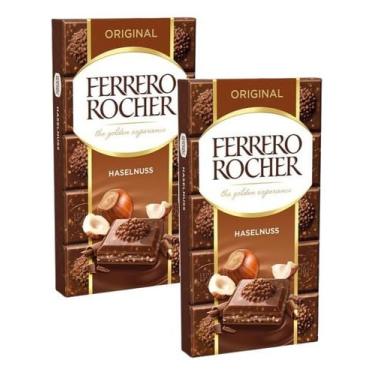 Imagem de Chocolate ao leite com Avelã - 2 Unidades de 90g cada Ferrero Rocher®