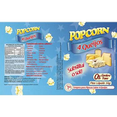 Imagem de Tempero Para Pipoca Popcorn Quatro Queijos 1Kg