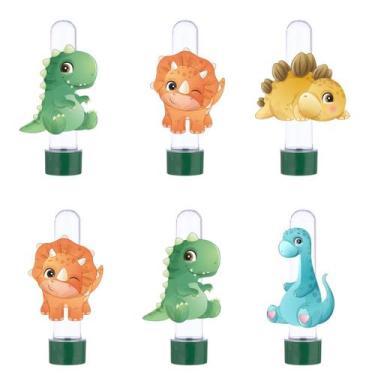 Imagem de 20 Tubetes 3d Personalizado Lembrancinha Dinossauro Baby 2 - Barbara U