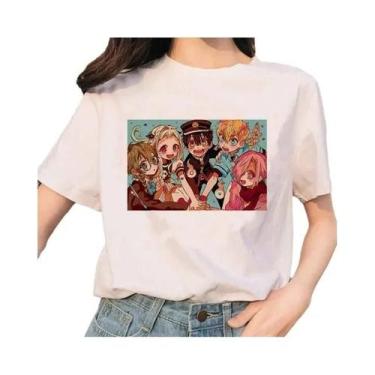 Imagem de Camiseta Feminina Harajuku Ullzang Hanako-Kun - Estampa Gráfica Anos 9