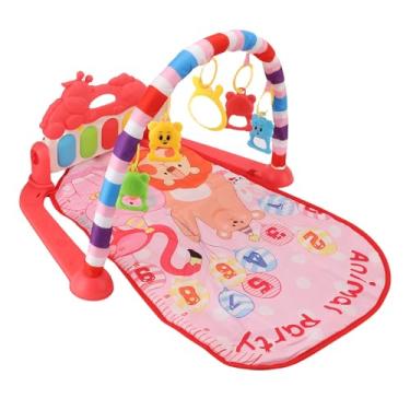 Imagem de Matybobe Tapete de Jogo de Ginástica para Bebês, Ajustável, Educacional, Piano Musical, Jogo de Fitness, Brinquedo Sensorial para Recém-nascidos
