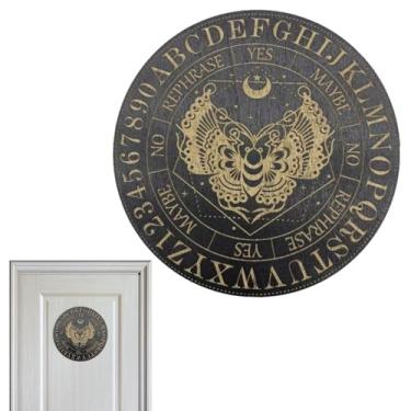 Imagem de Shakven Placa de pêndulo de sete estrelas, placa de adivinhação de pêndulo - Tábua de adivinhação de radiestesia de sete estrelas de | Decoração metafísica de altar para casa e quarto