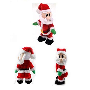 Imagem de Papai Noel Musical/Movimento Mexe Bumbum – Decoração natalina – adicione charme e aconchego à sua casa nas festas