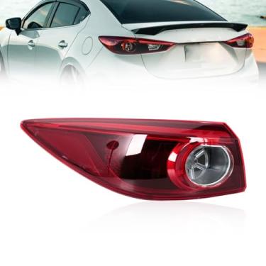 Imagem de JESYMBX Luz traseira para Mazda 3 Axela Sedan 2016-2018 Lâmpada de freio BHN1-51-150B Exterior Direito