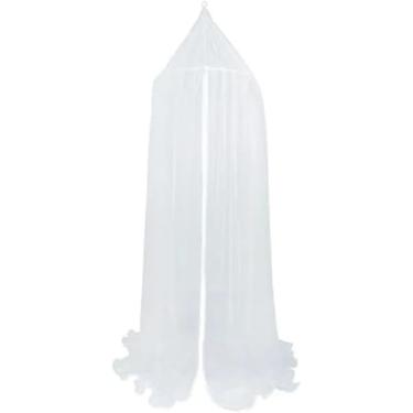 Imagem de Tela Mosquiteiro Mosqueteiro Teto Camas Berço Casal Solteiro 2 Proteção Contra Insetos Fácil de Instalar e Transportar Segurança para Família Durma Tranquilo