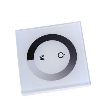 Imagem de FTVOGUE Interruptor de Parede Dimmer de Canal único Controlador de Faixa de Luz LED Com Modo de Toque, para Decoração de Casa, Compatível Com Faixas de Luz LED de Cor única (#02)