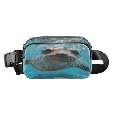 Imagem de CEBUGI Pochetes de caminhada para homens e mulheres, pochetes modernas resistentes à água com cinto ajustável para treino, viagem, corrida