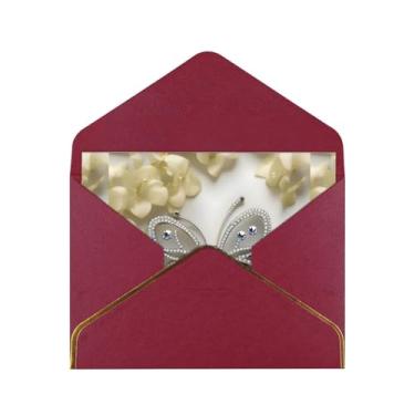 Imagem de SKKNT Cartões comemorativos com estampa de borboleta e flores de strass para todas as ocasiões, convites de festa de aniversário de casamento, 12,7 x 15,2 cm