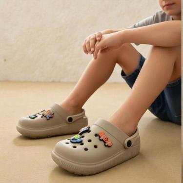 Imagem de Sandalia Babuche Infantil Meninos Eva Leve Com Pins Molekinho 2874103 