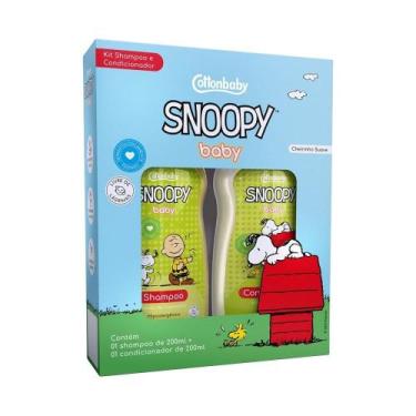 Imagem de Sh.+condic.cottonbaby snoopy baby gotas camomila 200ml - Cotton Baby
