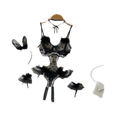 Imagem de Vestido Curto Vermelho Sexy E Justo Para O Natal, Lingerie Feminina, P