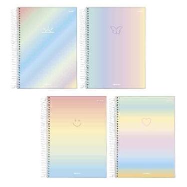 Imagem de Starschool – Caderno Universitário Capa Dura Espiral GRADIENT | 1 Matéria, 80 Folhas | Design Moderno, Leveza e Estilo p/Estudos e Faculdade