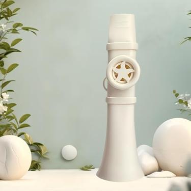 Imagem de Flauta curta de dois tons - gaita de boca de plástico fácil de aprender | Instrumento de zumbido portátil para iniciantes, viagens e expressão musical