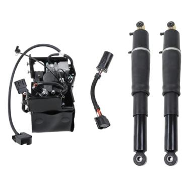 Imagem de 2 peças de substituição de bomba de ar e compressor de ar para substituição Cadillac Escalade para Chevrolet Avalanche Tahoe 2001-2014