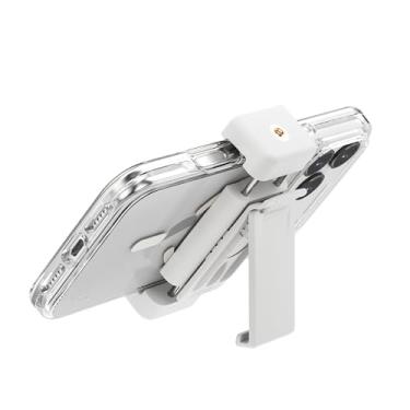 Imagem de BAISRKE Coldre de telefone e clipe de cinto geração 2 - ajuste mais largo (3,7 pol/95 mm) serve para iPhone 17 Pro Max, Galaxy S25 | Rotação de 360° + suporte + rosca de tripé de 1/10.2 cm | Borracha