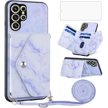 Imagem de Asuwish Capa de telefone compatível com S25-Ultra FGDGNK US roxa