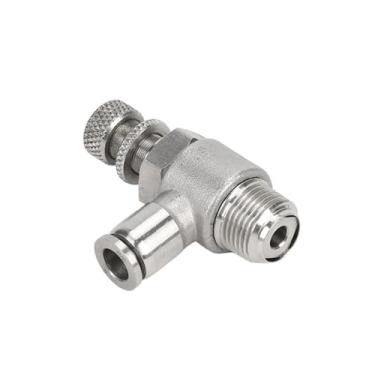 Imagem de Válvula de aceleração SL 4-12 mm válvula de controle de tubo de aço inoxidável 304 mangueira de ar pneumática encaixe rápido macho BSPT tamanho do parafuso: 3/20.3 cm (8mm-SL (BSPT), 1/8 polegadas)
