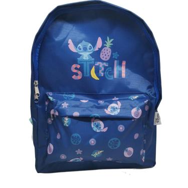 Imagem de MOCHILA ESCOLAR AZUL DO STITCH - 41X31X13 CM - SCHOOL BASICS