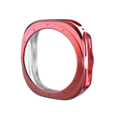 Imagem de IRFKR Capa completa para Samsung Galaxy Watch 7 40mm 44mm TPU anti queda e protetor à prova d'água Caso(Red,For Watch 7 40mm)