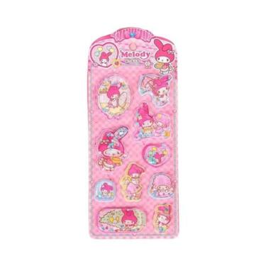 Imagem de Adesivos 3D De Gel Transparente Hello Kitty E Cinnamoroll, Decoração D