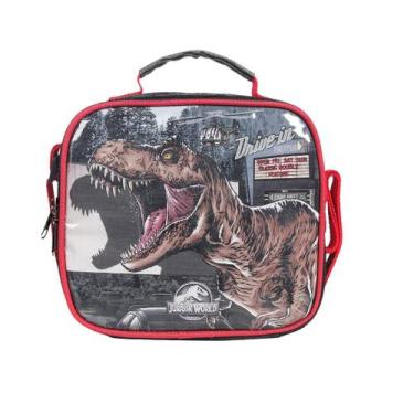 Imagem de Lancheira Térmica Infantil Jurassic World Meninos Dinossauro - Dermiwi