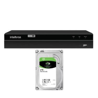 Imagem de Gravador Digital De Vídeo Mhdx 1208 Com 8 Canais Intelbras C/HD 2TB