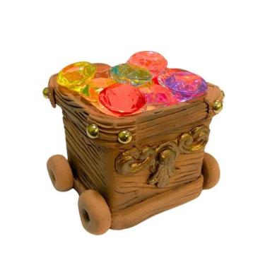 Imagem de Baú de Cristais dos Gnomos - Luminária Artesanal Decorativa - no-brand