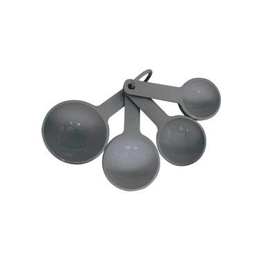 Imagem de Kit 4 Xícaras Medidoras Confeitaria Cinza KitchenAid