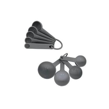 Imagem de Jogo 4 Xícaras e 5 Colheres Medidoras Luxo Cinza KitchenAid