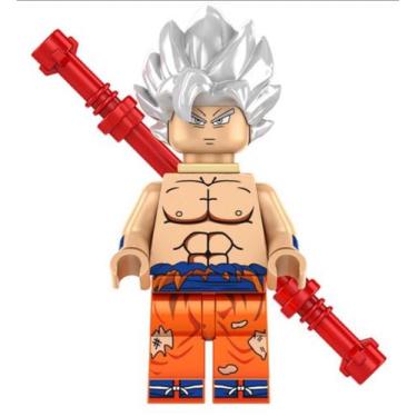 Imagem de Boneco Blocos De Montar Goku Superior Ultra Dragon Ball - Mega Block T