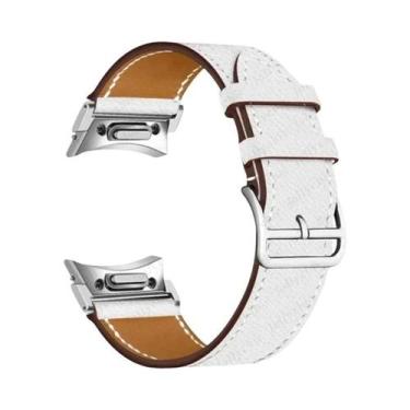 Imagem de Pulseira De Couro Quick Fit Para Samsung Galaxy Watch 6/5/4 40mm 44mm 