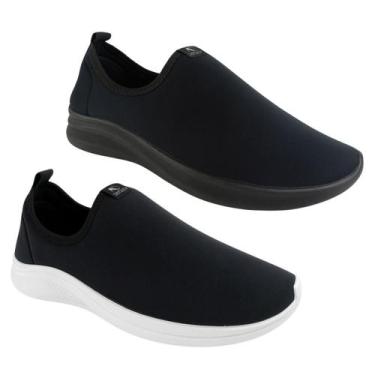 Imagem de Kit 2 Pares Tênis Feminino Casual Confortável Leve Macio Ortopédico Di