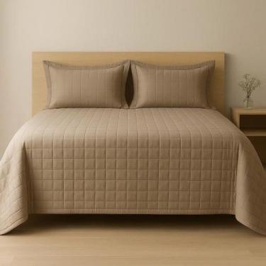 Imagem de Protetor Colchão Impermeável King Matelado - Casa Fernando, Bege