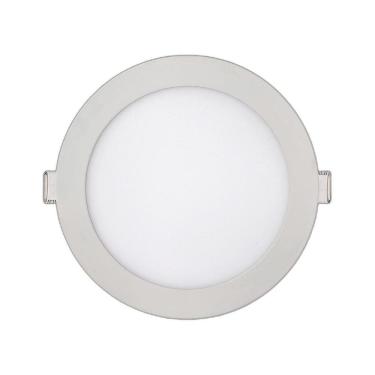 Imagem de Painel Led Kian Redondo Embutir Branco 24W Bivolt 6000K - Lu