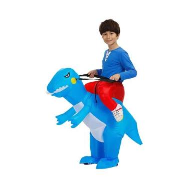 Imagem de Fantasia Inflável De Dinossauro Para Adultos E Crianças, Traje De Tyra