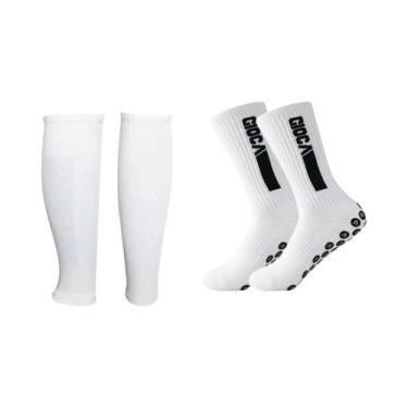 Imagem de Meias De Futebol Antiderrapantes De Comprimento Médio Para Homens E Mu