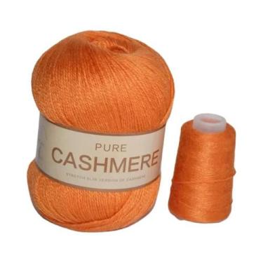 Imagem de Cachecol De Caxemira Tricotado À Mão Para Bebê, Fio Puro Mongol De 70 