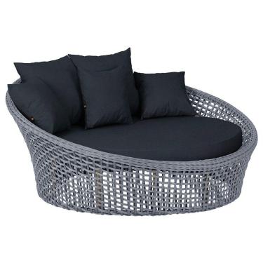 Imagem de Chaise Hungria Pintura Fendi Corda Náutica E12 Trama Prata