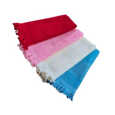 Imagem de Kit 4 Toalhas Pano Lavabo Para Bordado Ponto Cruz Patchwork