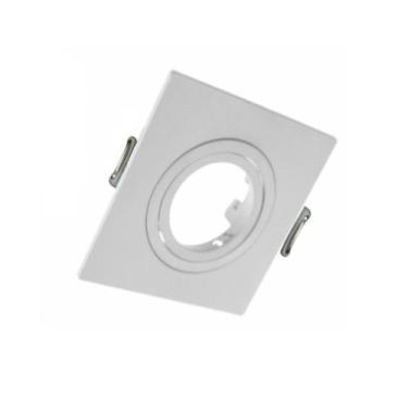 Imagem de Kit Spot de Embutir Dicroica Quadrado MR16 Face Plana Branco - MOON, 9